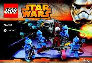 Mode d’emploi Lego set 75088 Star Wars Senate commando troopers