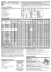 Manual Indesit BDE 761483X WS EE N Mașină de spalat cu uscator