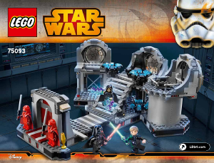 Käyttöohje Lego set 75093 Star Wars Death Star ja viimeinen taistelu