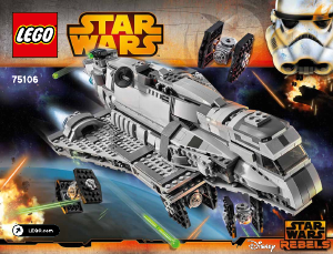 Käyttöohje Lego set 75106 Star Wars Imperialistien hyökkäysalus