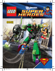 Manual Lego set 6862 Super Heroes Superman vs. power armor Lex