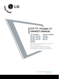Handleiding LG 32LB9R LCD televisie