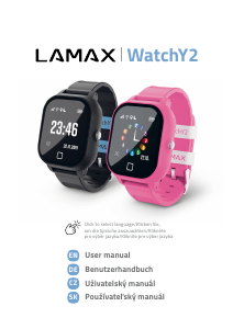 Bedienungsanleitung Lamax WatchY2 Smartwatch