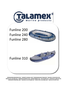 Brugsanvisning Talamex Funline 280 Båd
