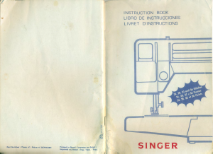 Manual Singer 9836 Sewing Machine