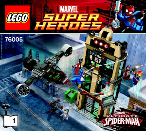 Bedienungsanleitung Lego set 76005 Super Heroes Spider-Man Einsatz am Daily Bugle