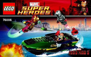 Руководство ЛЕГО set 76006 Super Heroes Смертельная битва в порту