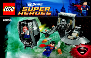 Manual de uso Lego set 76009 Super Heroes Black zero escape