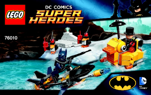 Manual de uso Lego set 76010 Super Heroes Cara a cara contra el Pingüino