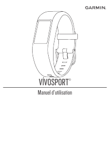 Brugsanvisning Garmin vivosport Aktivitetssporing