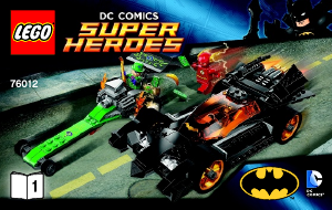 Bruksanvisning Lego set 76012 Super Heroes Batman: Jakten på Gåtan