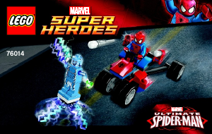 Mode d’emploi Lego set 76014 Super Heroes Spider-trike Contre Electro