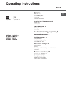 Manual Hotpoint-Ariston ON 837 I RFH Oven