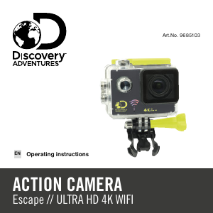 Manual Discovery Adventures 9685103 Action Camera