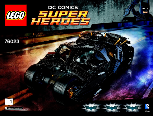 Manual Lego set 76023 Super Heroes O Tumbler