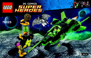 Руководство ЛЕГО set 76025 Super Heroes Зелёный Фонарь против Синестро