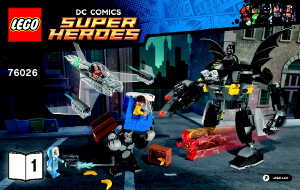 Manuale Lego set 76026 Super Heroes La furia di Gorilla Grodd