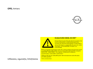 Manual Opel Antara (2009)