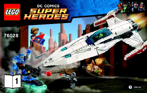 Handleiding Lego set 76028 Super Heroes Darkseid invasie