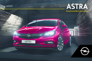 Návod Opel Astra (2018)