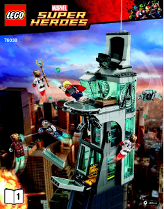 Brugsanvisning Lego set 76038 Super Heroes Angreb på Avengers-tårnet