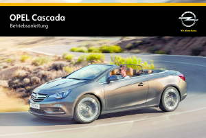 Bedienungsanleitung Opel Cascada (2014)