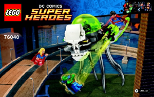 Manual de uso Lego set 76040 Super Heroes El ataque de Brainiac