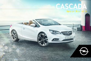 Priročnik Opel Cascada (2018)