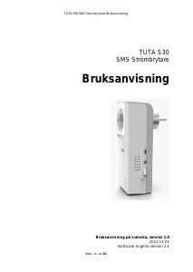 Bruksanvisning TUTA S30 Kopplingsur