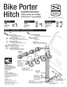 Manual de uso Saris Bike Porter Hitch Porta bicicleta