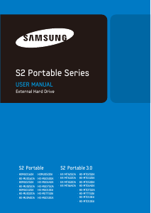 Manual Samsung HX-MTA50DA S2 3.0 Hard Disk Drive