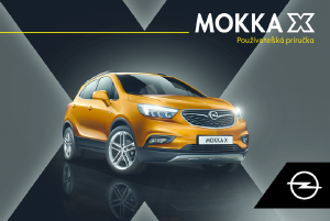 Kullanım kılavuzu Opel Mokka X (2018)