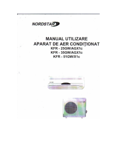 Manual Nordstar KFR-25GW/AGX1c Aer condiționat