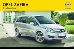 Bedienungsanleitung Opel Zafira (2013)