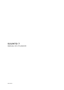 Manual Suunto 7 Relógio desportivo