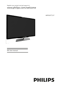 Handleiding Philips 46PFL8577 LED televisie