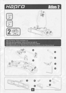 Bedienungsanleitung Hapro Atlas 2 Fahrradträger