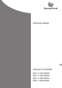Instrukcja Saunier Duval SDH 17-085 M3NW Klimatyzator