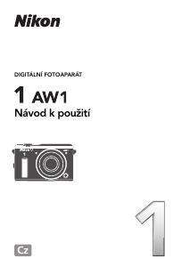 Manuál Nikon 1 AW1 Digitální fotoaparát
