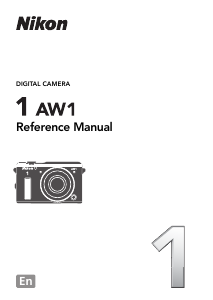Manual Nikon 1 AW1 Digital Camera