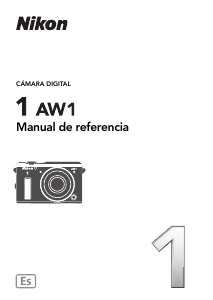 Manual de uso Nikon 1 AW1 Cámara digital