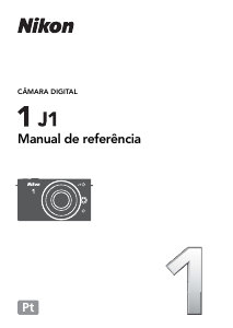 Manual Nikon 1 J1 Câmara digital