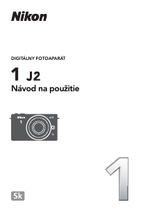 Návod Nikon 1 J2 Digitálna kamera