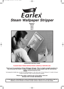 Manual Earlex SS75 Wallpaper Steamer