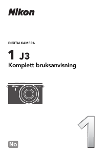 Bruksanvisning Nikon 1 J3 Digitalkamera