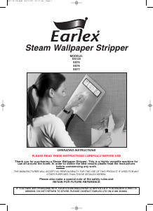 Manual Earlex SS77 Wallpaper Steamer