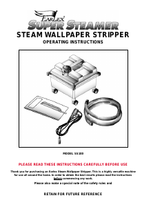 Manual Earlex SS100 Wallpaper Steamer