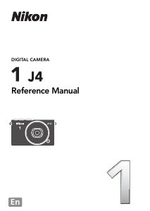 Manual Nikon 1 J4 Digital Camera