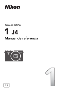 Manual de uso Nikon 1 J4 Cámara digital
