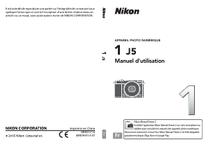 Mode d’emploi Nikon 1 J5 Appareil photo numérique